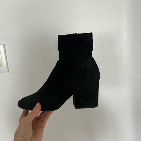 Steve Madden Suede Booties - Size 6 - Picture 2 of 6